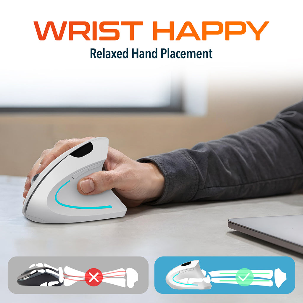 Delton S12 Wireless Ergonomic Vertical Computer Mouse