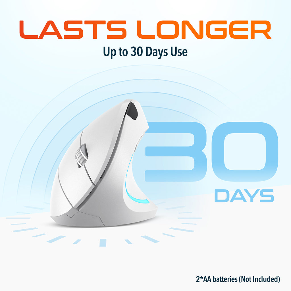 Delton S12 Wireless Ergonomic Vertical Computer Mouse