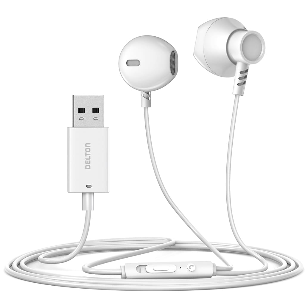 Delton 10E USB Wired Computer Headset/Headphone
