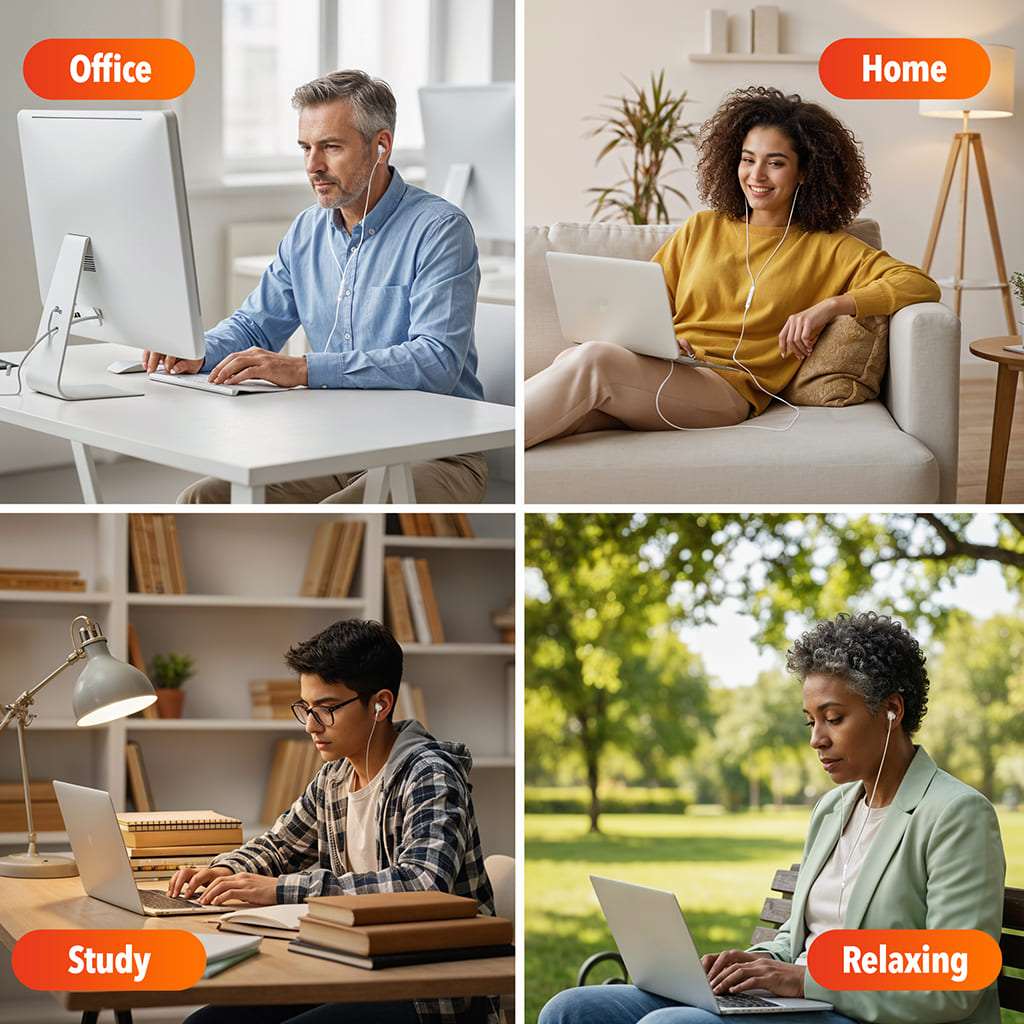 Delton 10E USB Wired Computer Headset/Headphone