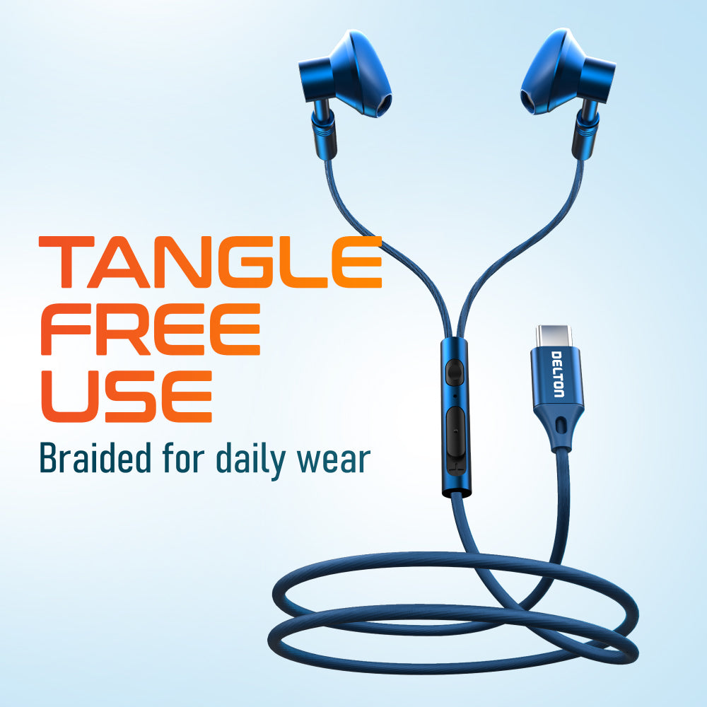 Delton 18EC USB-C Wired Computer Headset/Headphones