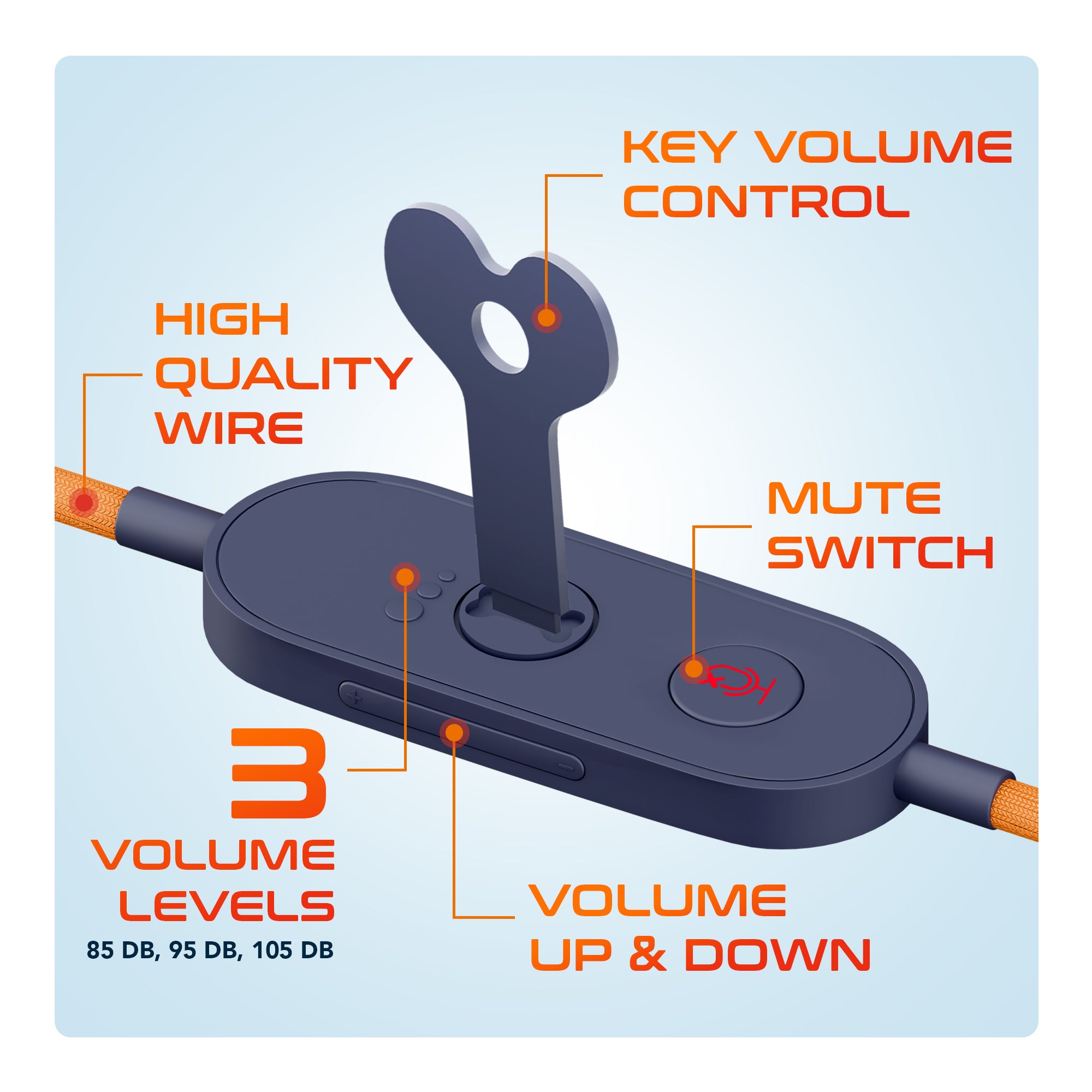 Delton Ascent Kids Learning Computer Headset USB-A/USBC Headphones, 20-Pack