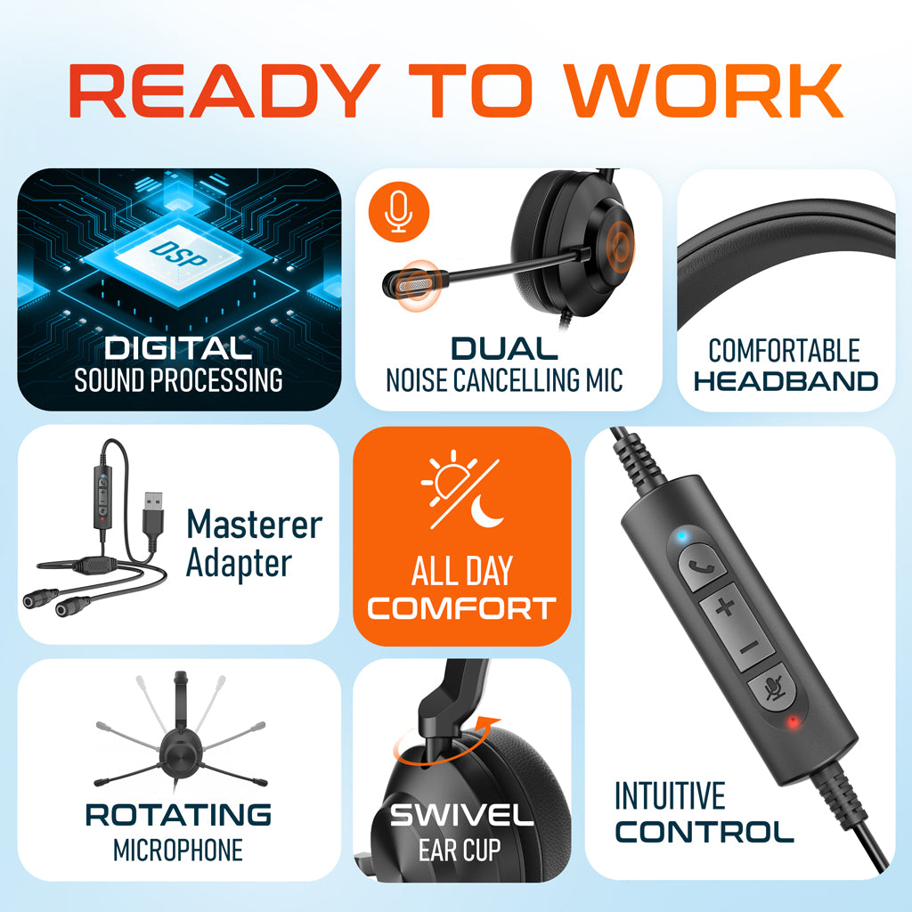 Delton T30Y Training Headset and Master Adapter