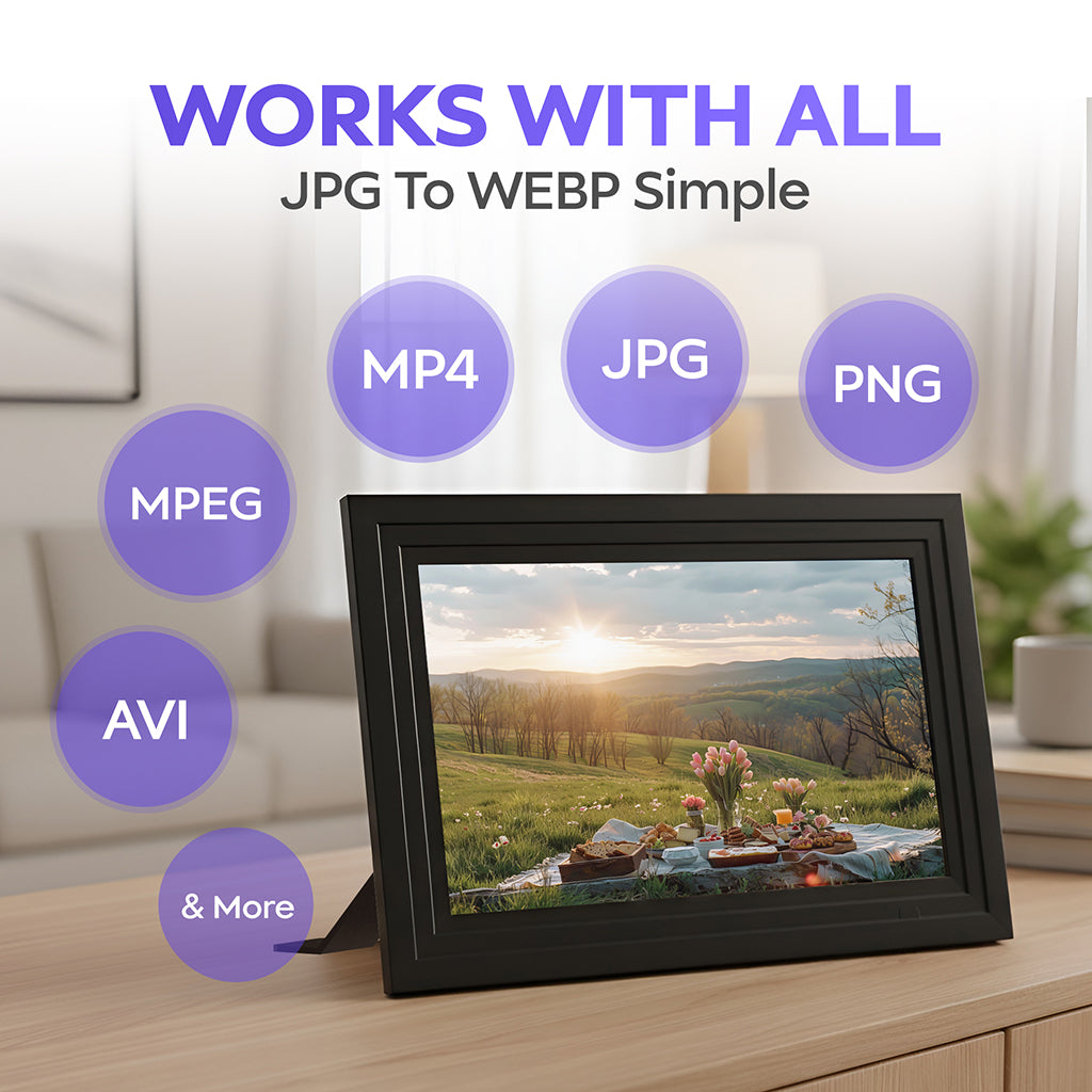 iFab 70P 10.1" Wi-Fi Digital Picture Frame