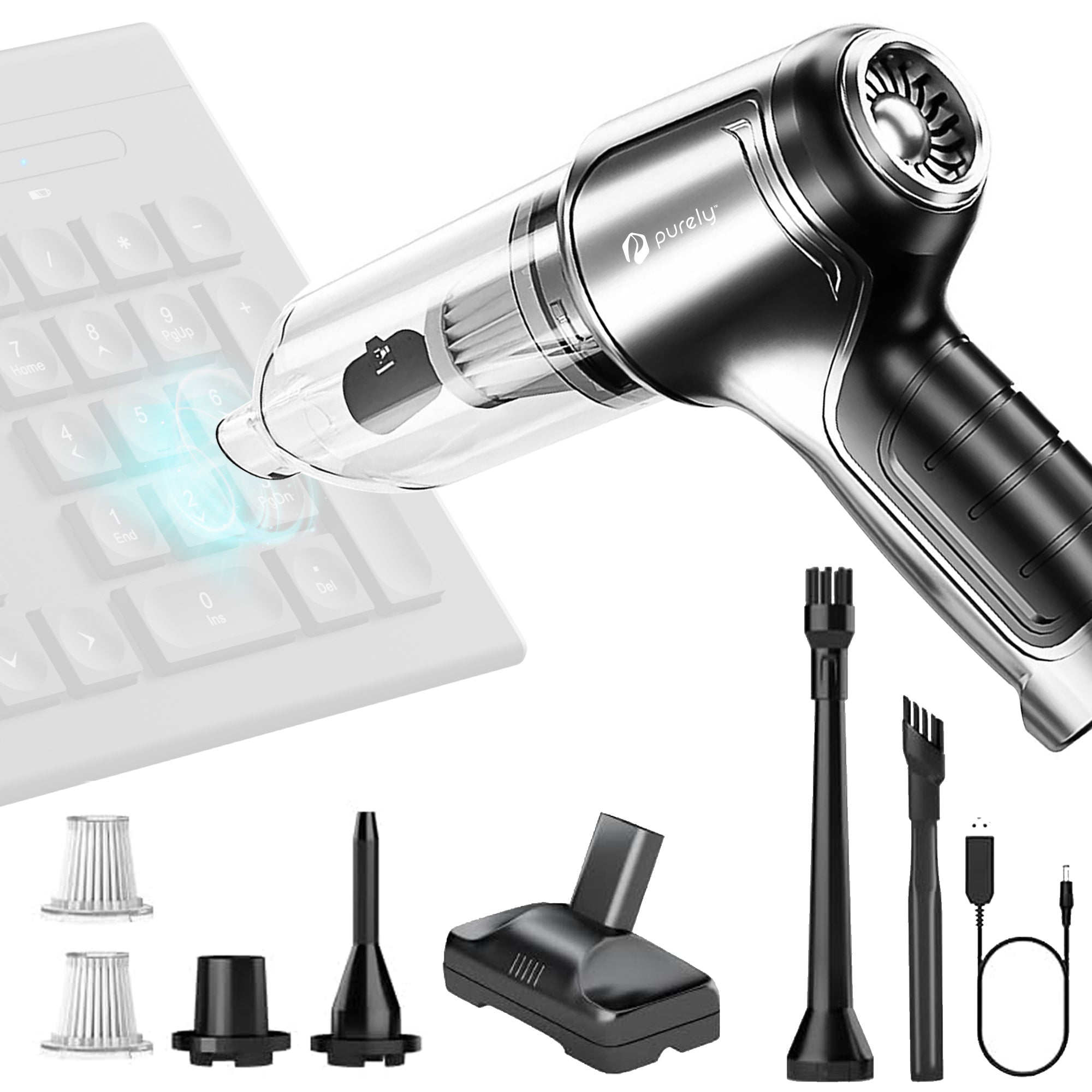 Purely C105 Vacuum & Air Duster - Thumbnail 3