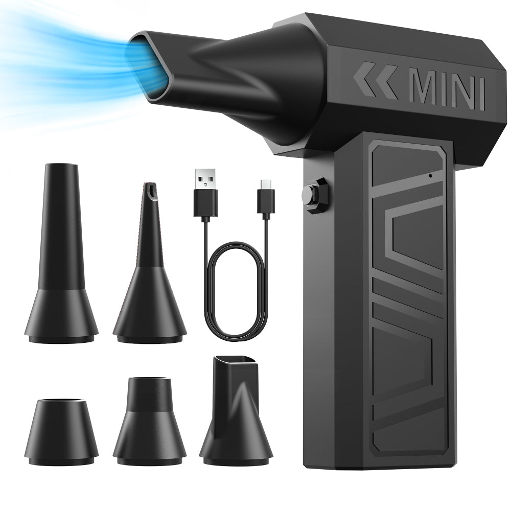 Purely D40 Portable Wireless Air Duster - 105,000 RPM High-Speed Handheld Dust Blower