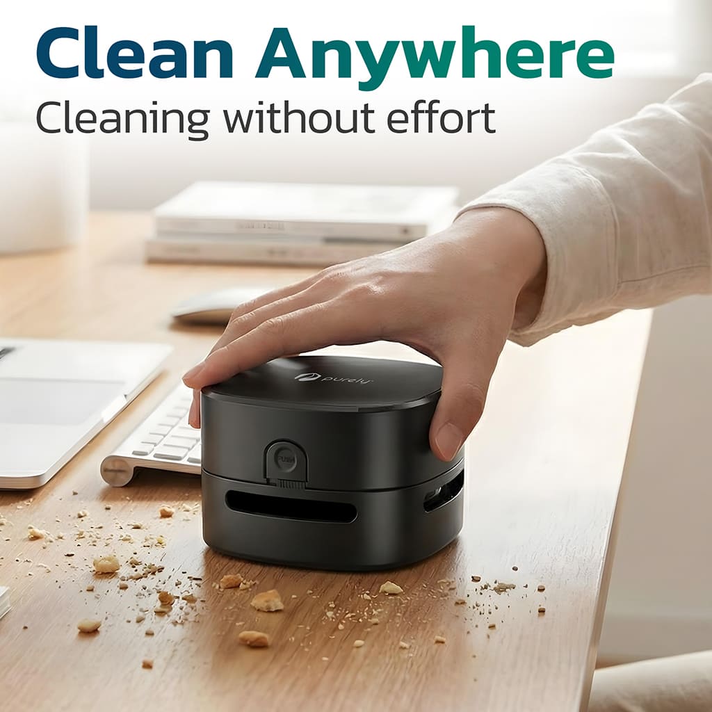 Purely C25 Wireless Mini Desktop Vacuum Cleaner