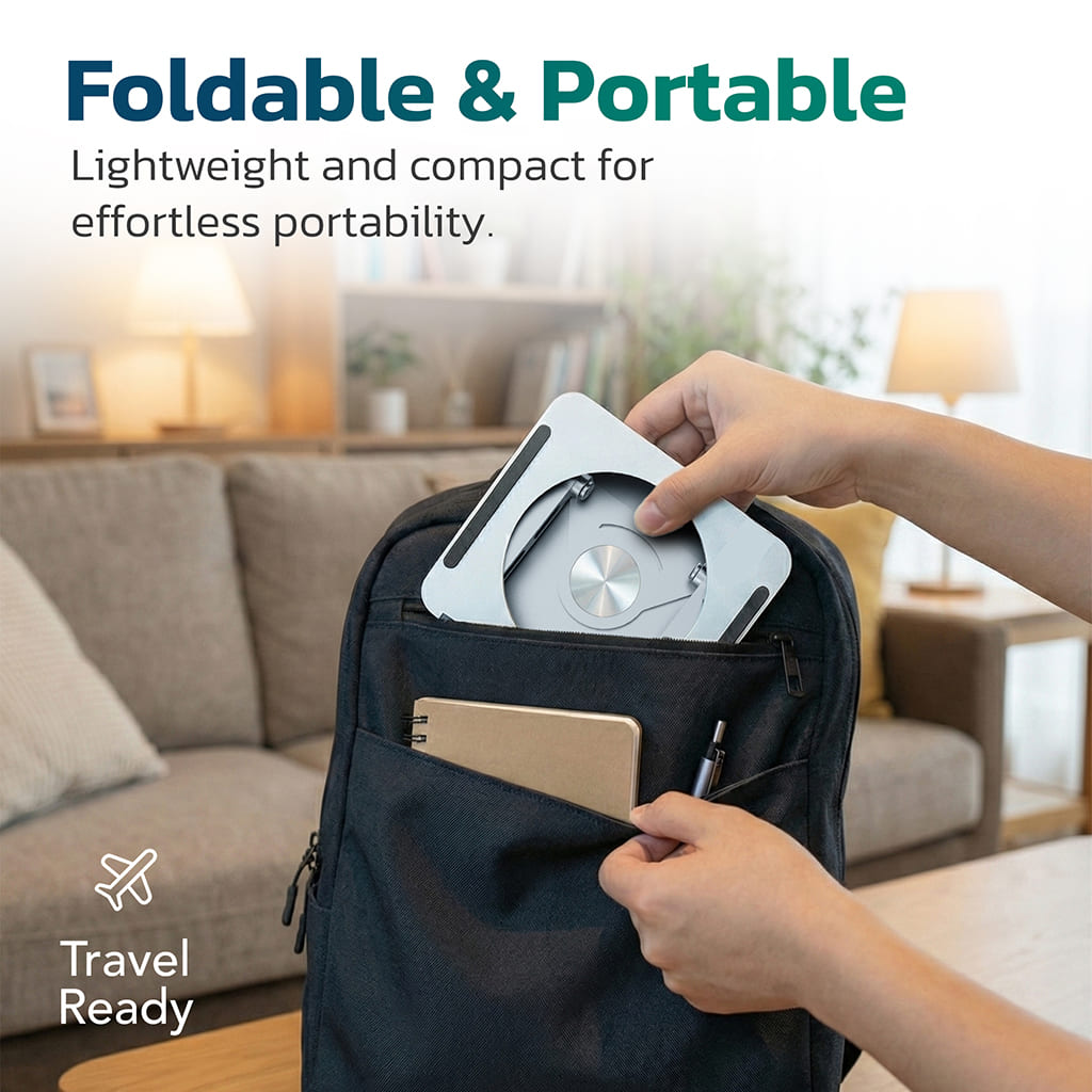 Purely SW60 360-Degree Rotating Base iPad and Tablet Stand and Holder