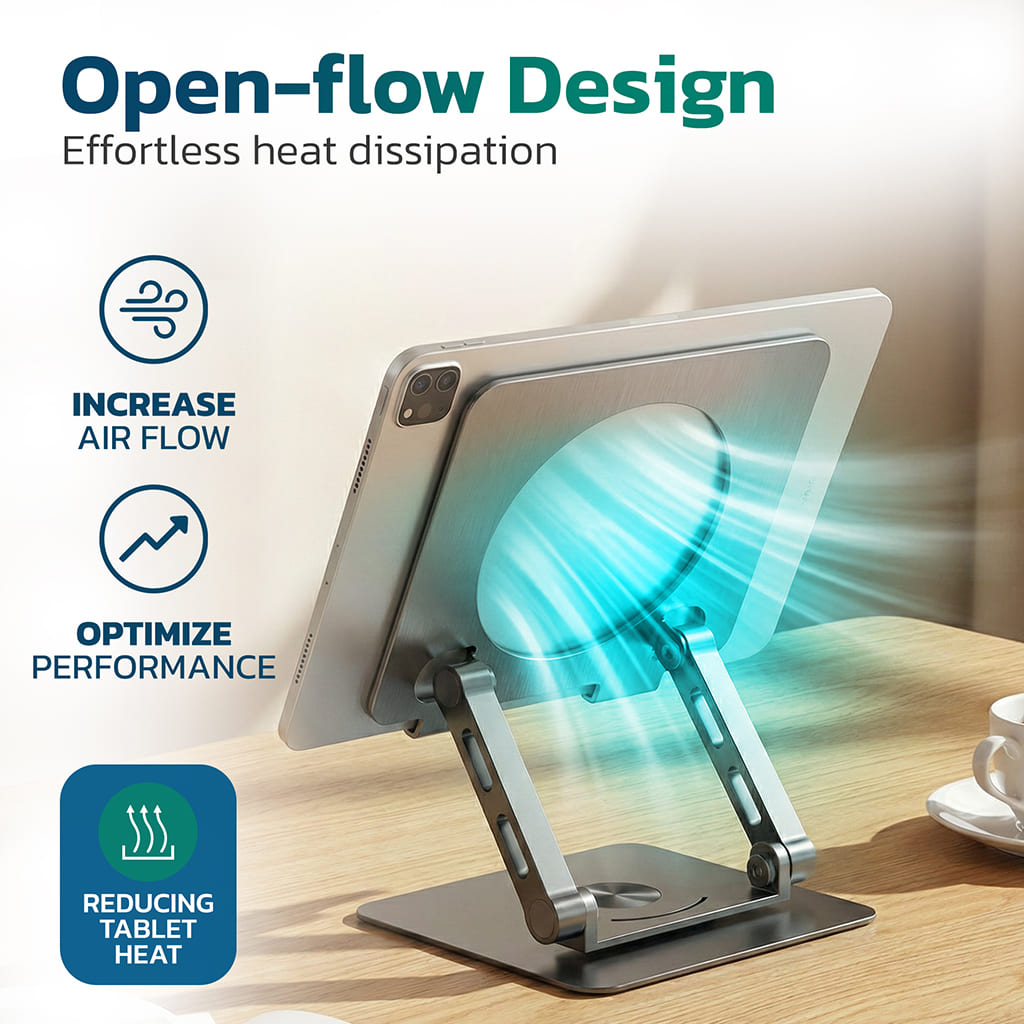 Purely SW60 360-Degree Rotating Base iPad and Tablet Stand and Holder