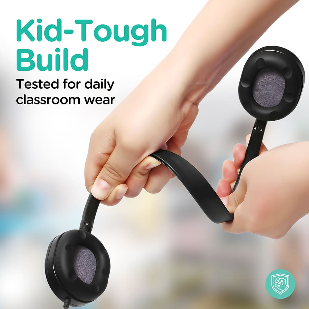 VentureX K22 Kids Learning Computer Headset with 3.5mm Audio Jack