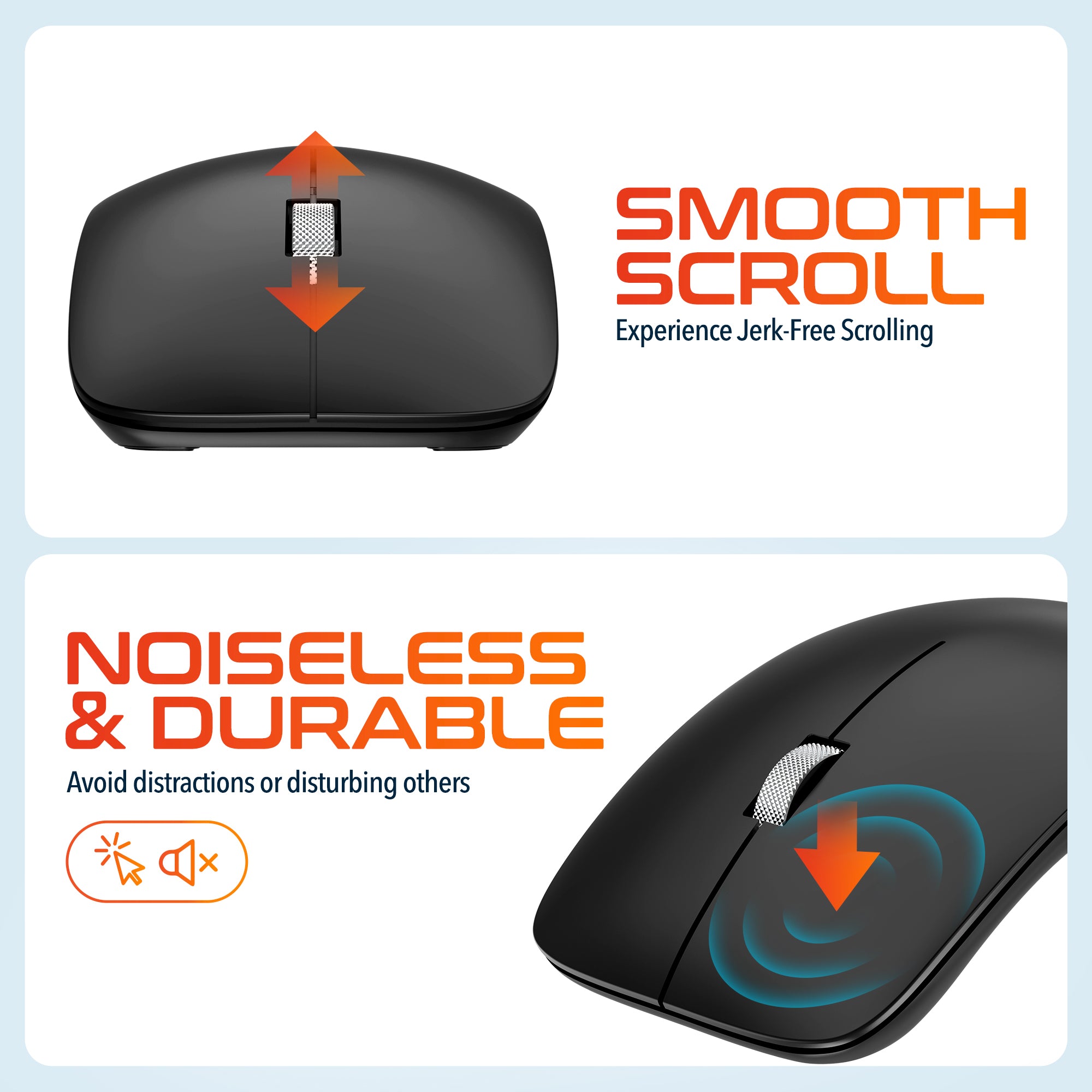 Delton S10 Curved Wireless Ergonomic Mouse